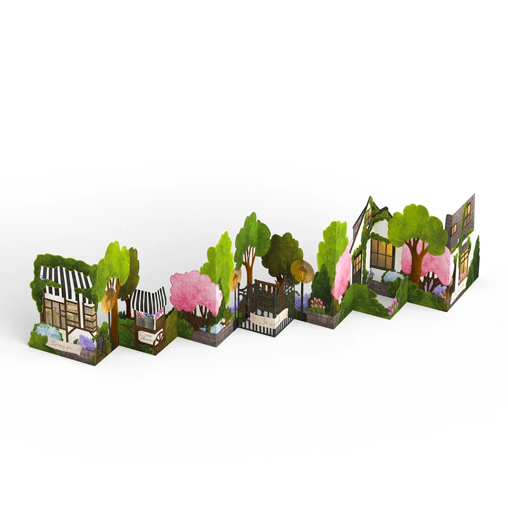 Lovepop Loving You is a Walk in the Park Loooooong Card (Expands to 2 feet) - Image 2