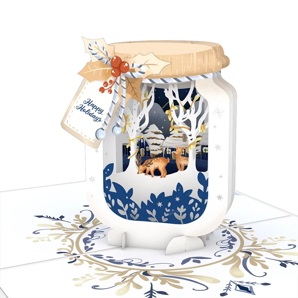 Lovepop Winter Jar Pop-Up Card - Image 2