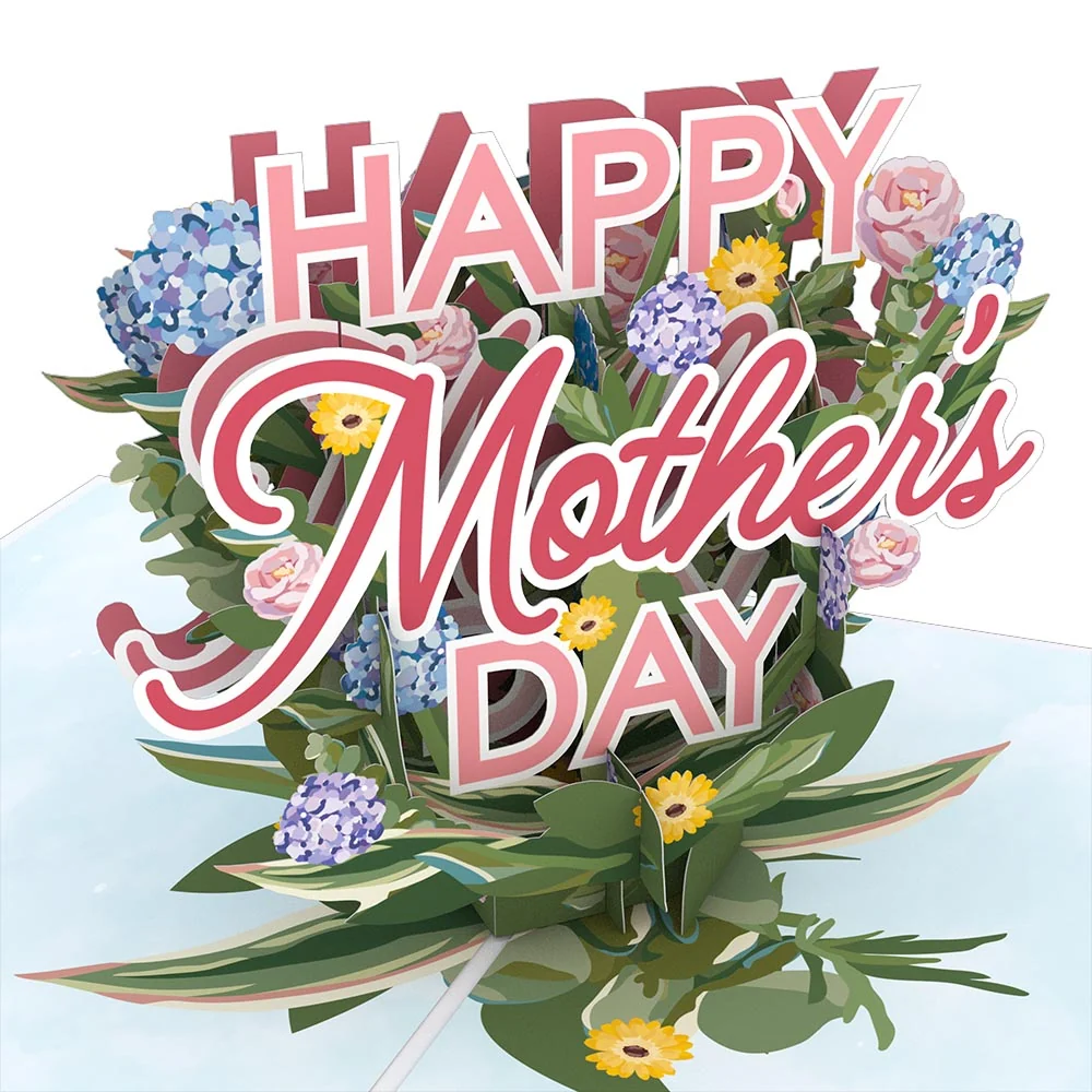 Lovepop Mother's Day Hydrangeas Pop-Up Card & Bouquet Bundle - Image 7