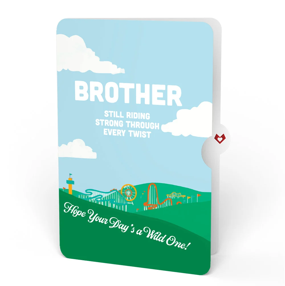 Lovepop Over the Hill Birthday Pop-Up Card and Sentiment Set for Brother - Image 4