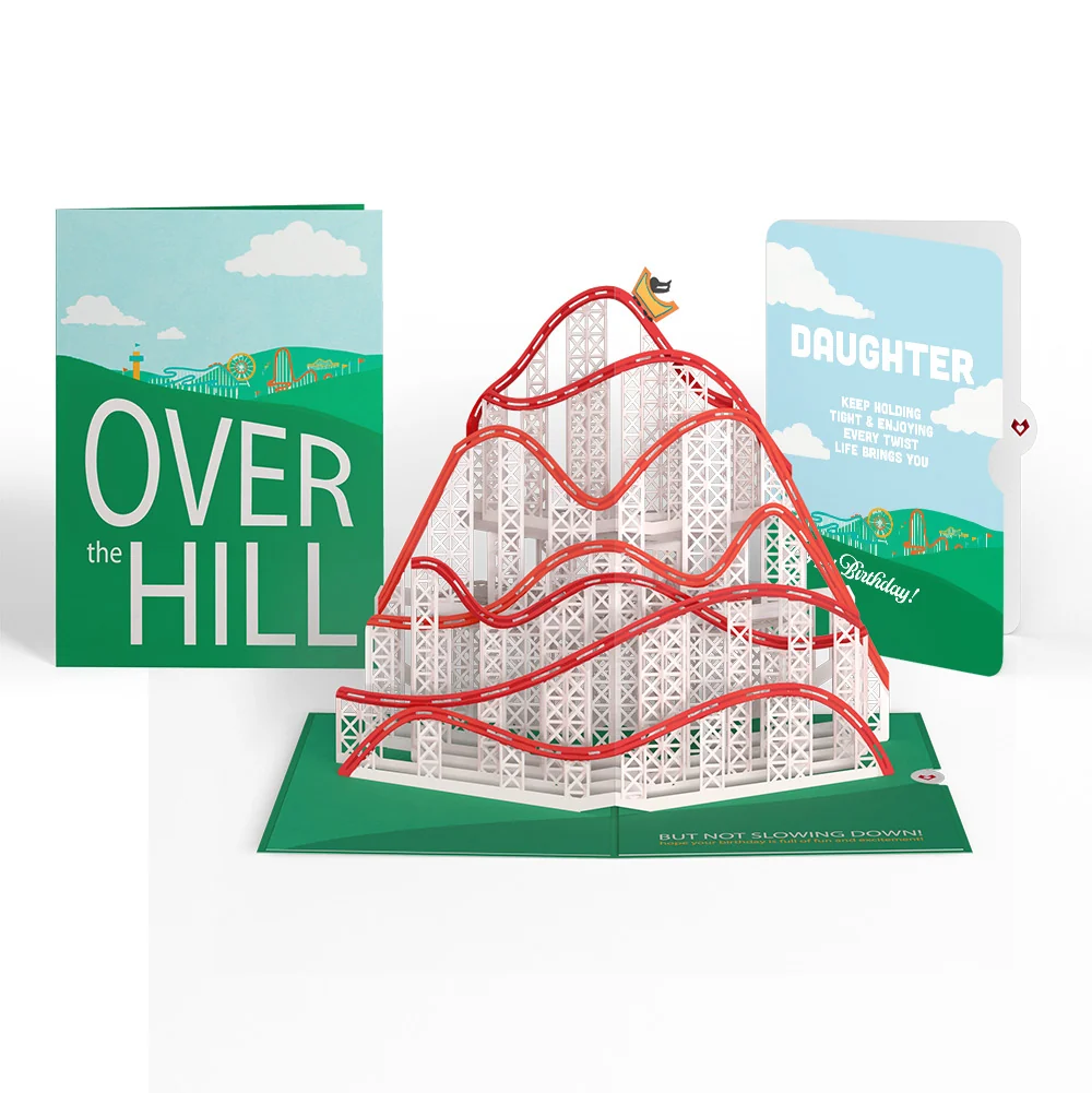 Lovepop Over the Hill Birthday Pop-Up Card and Sentiment Set for Daughter