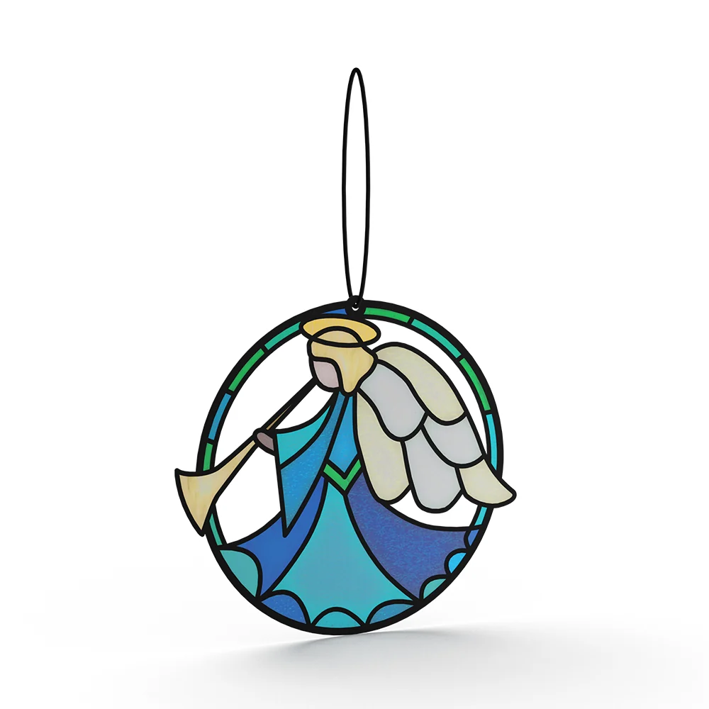 Lovepop Angel Blessings to You Suncatcher Card - Image 3