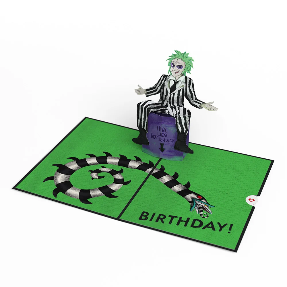 Lovepop Beetlejuice Birthday Pop-Up Card & Bouquet Bundle - Image 4