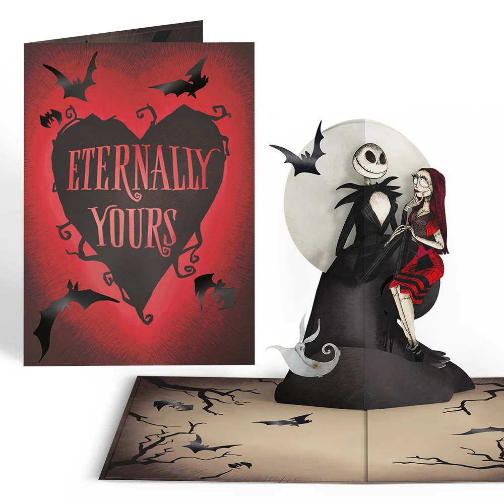 Lovepop Disney Tim Burton’s The Nightmare Before Christmas Eternally Yours Pop-Up Card & Bouquet Bundle - Image 3
