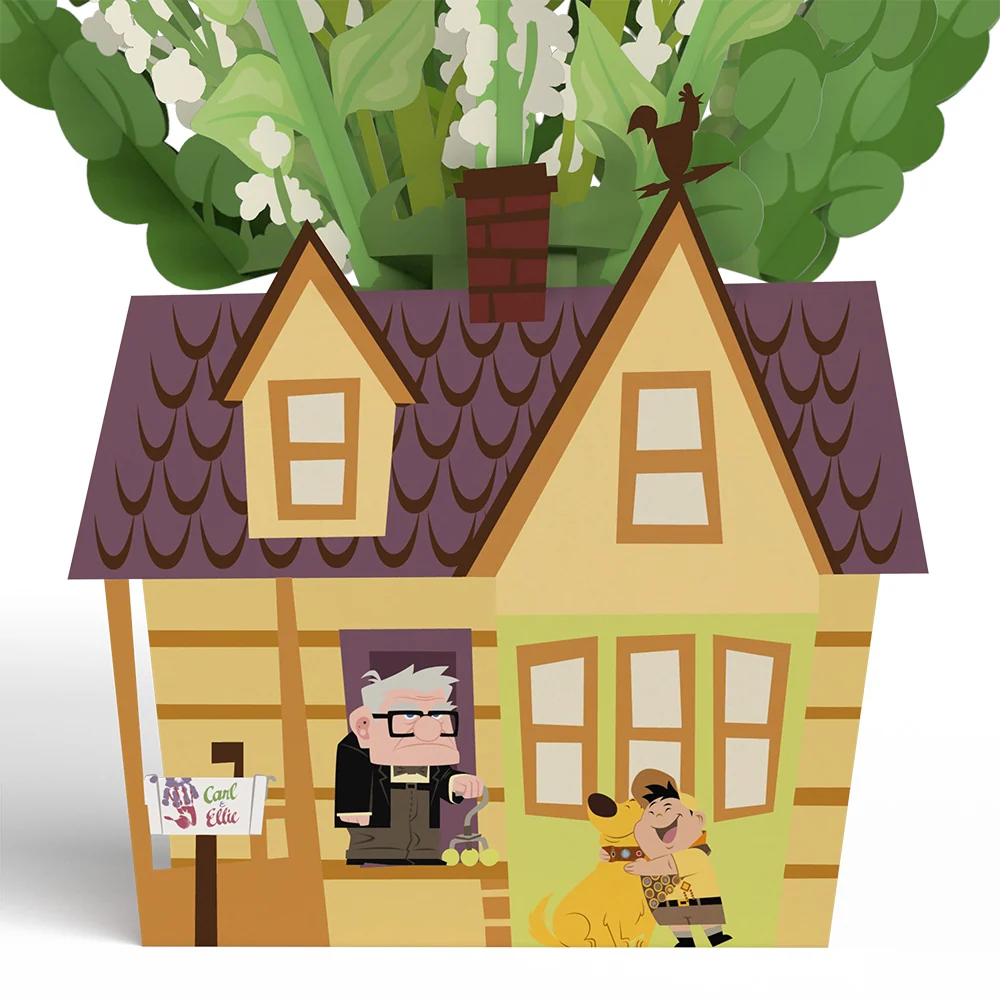 Lovepop Disney and Pixar Up Sky Is the Limit Pop-Up Card & Flower Buds Bouquet Bundle - Image 5