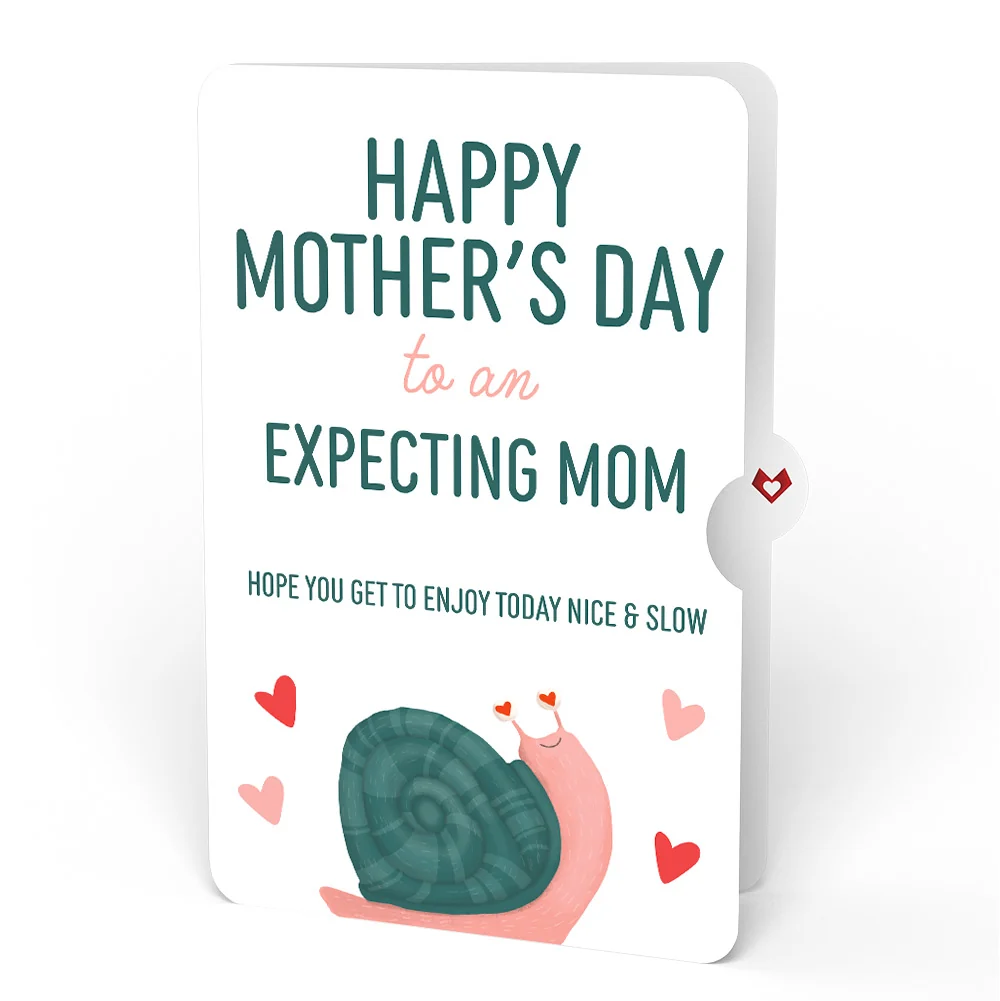 Lovepop Love You Slow Much Snail Mother’s Day Pop-Up Card and Sentiment Set for Mom-to-be - Image 4