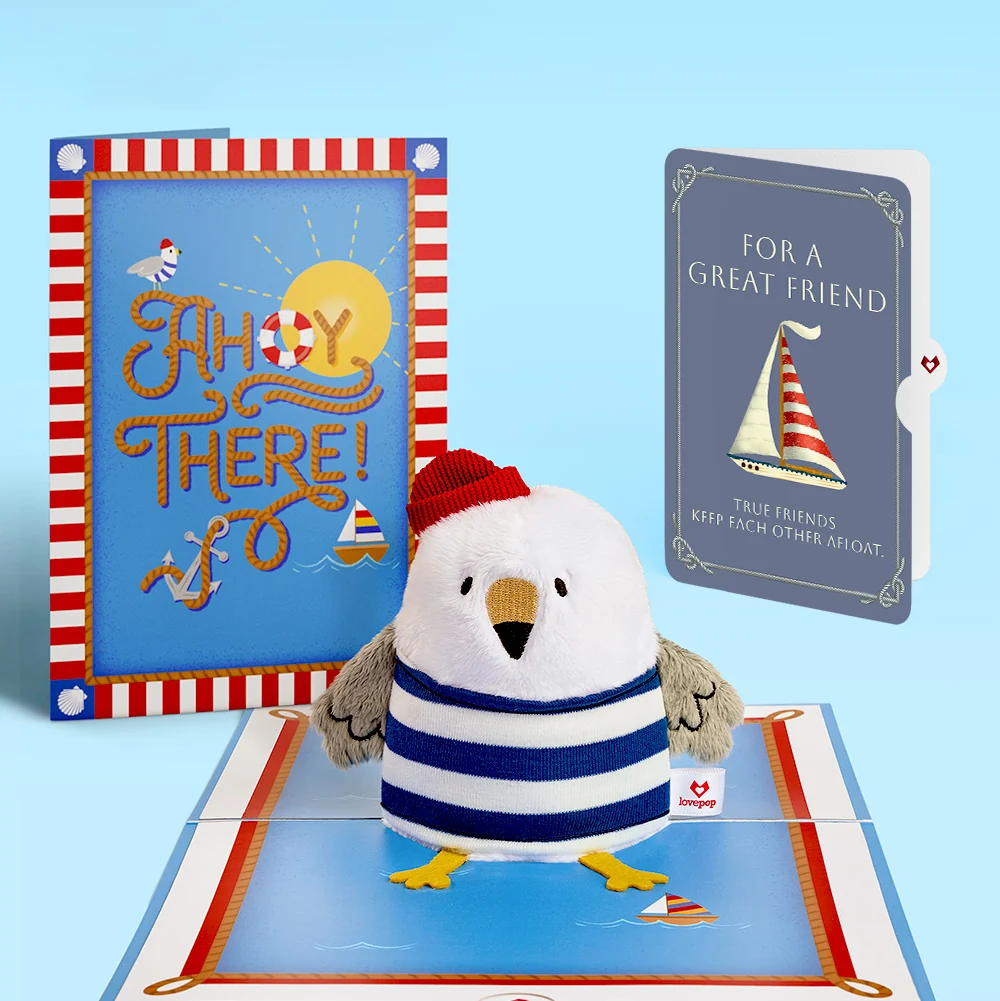 Lovepop 'Ahoy There' Friendship Plushpop Card and Sentiment Set