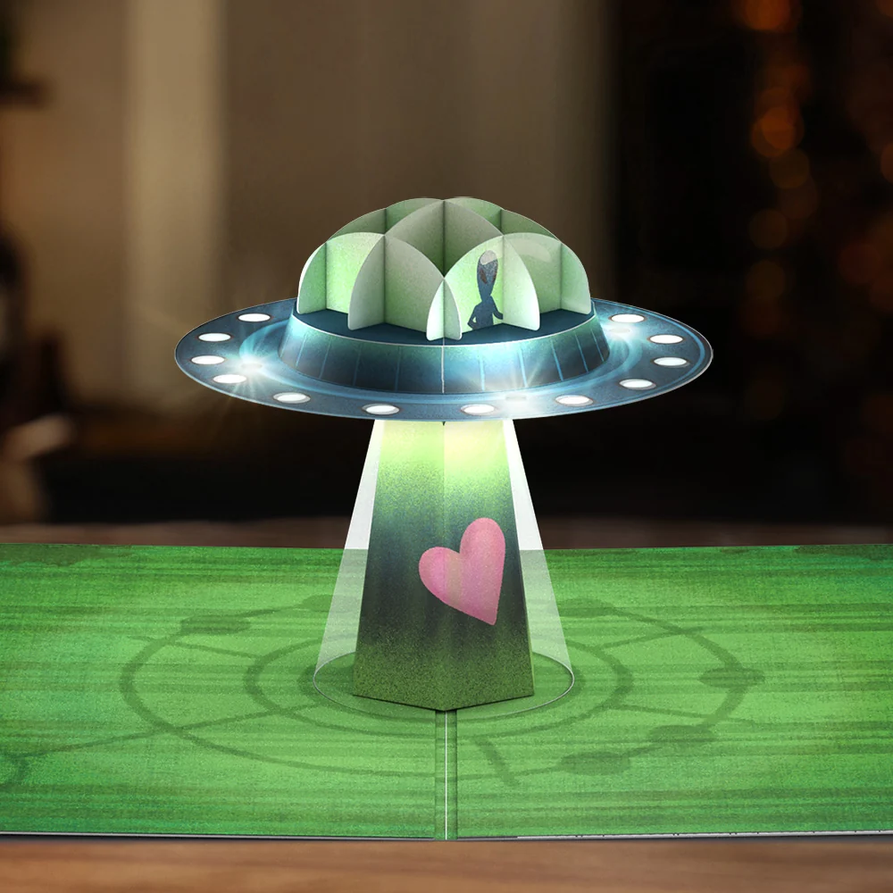 Lovepop You've Abducted My Heart Light-Up Pop-Up Card - Image 2