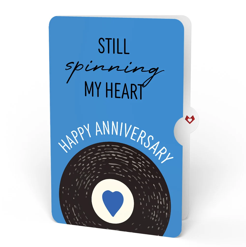 Lovepop It Had to Be You Anniversary Music and Light Pop-Up Card and Sentiment Set for Partner Cream - Image 4