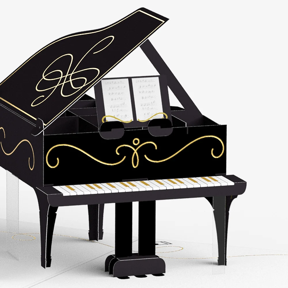 Lovepop Just a Note Piano Pop-Up Card and Grandparents Day Sentiment Set - Image 3