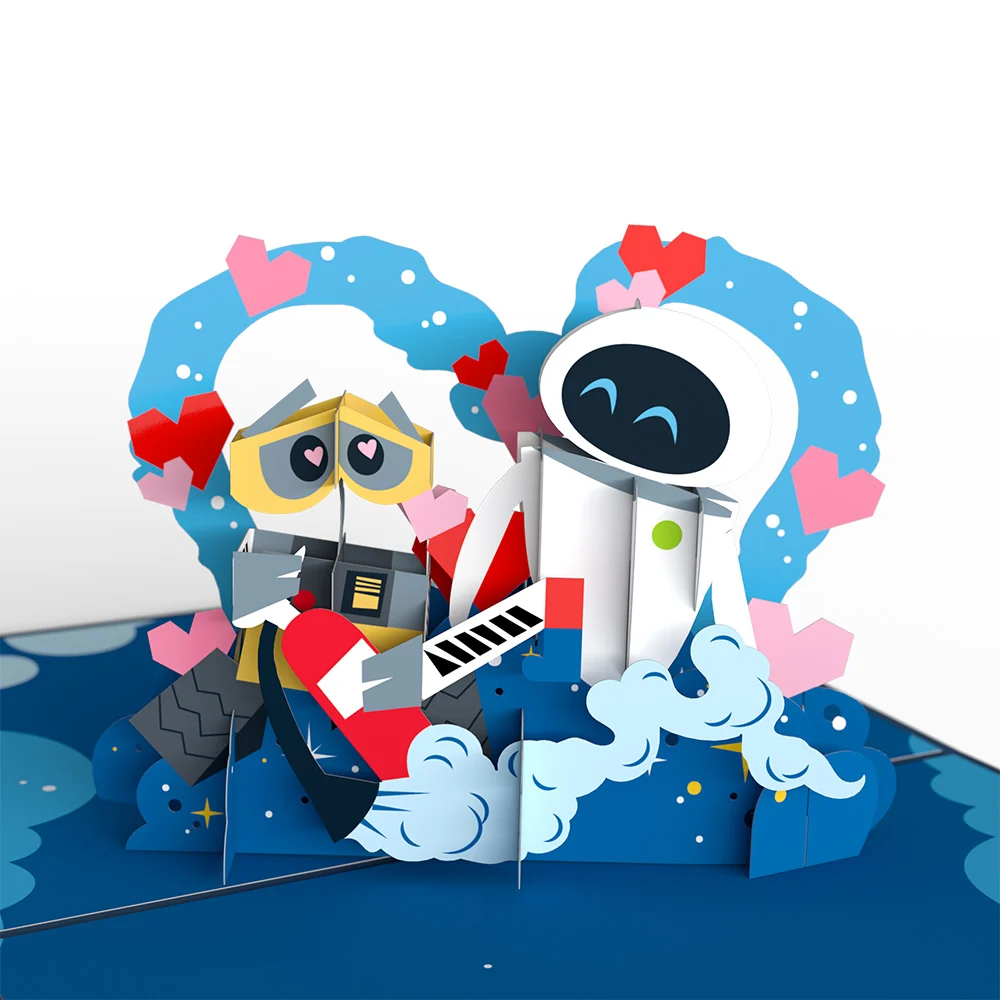 Lovepop Disney and Pixar's WALL•E Over The Moon For You Pop-Up Card - Image 3