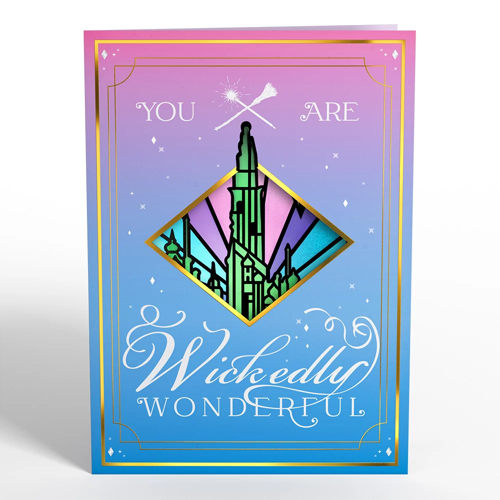 Lovepop Wicked You Are Wickedly Wonderful Suncatcher Card & Pop-Up Bouquet Bundle - Image 4