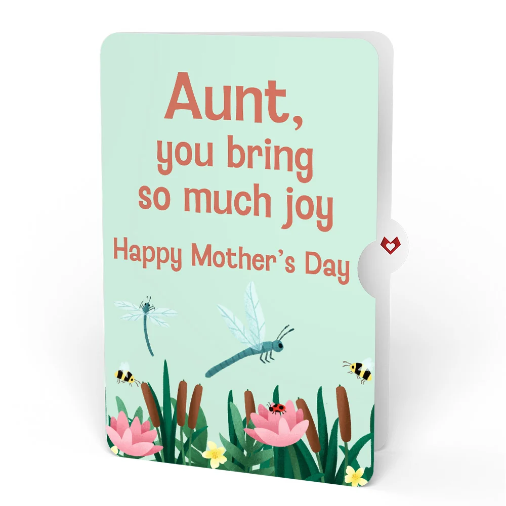 Lovepop Water Lily Dragonfly Mother’s Day Pop-Up Card and Sentiment Set for Aunt - Image 4