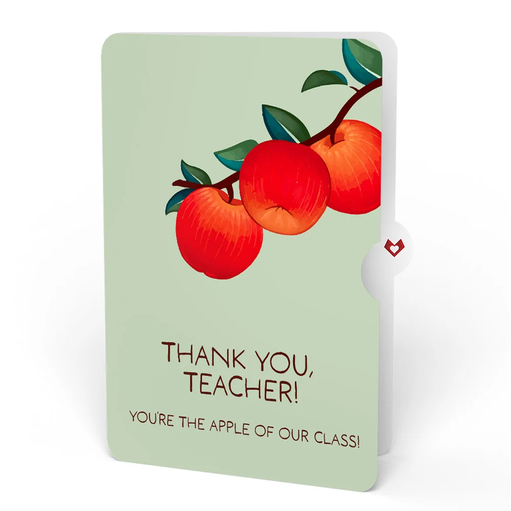 Lovepop Apple Tree Thank you Pop-Up Card and Sentiment Set for Teacher - Image 4