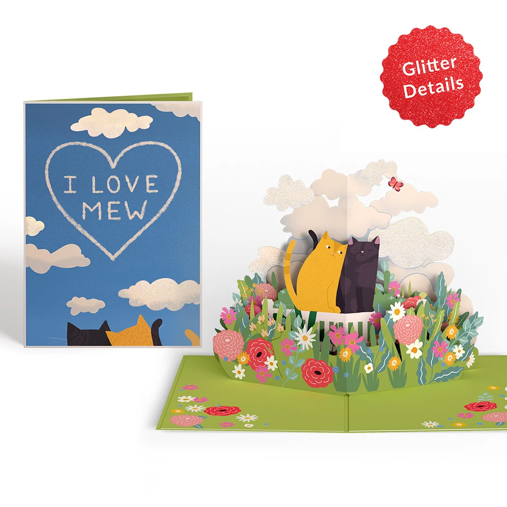 Lovepop I Love Mew Cats Pop-Up Card - Image 2