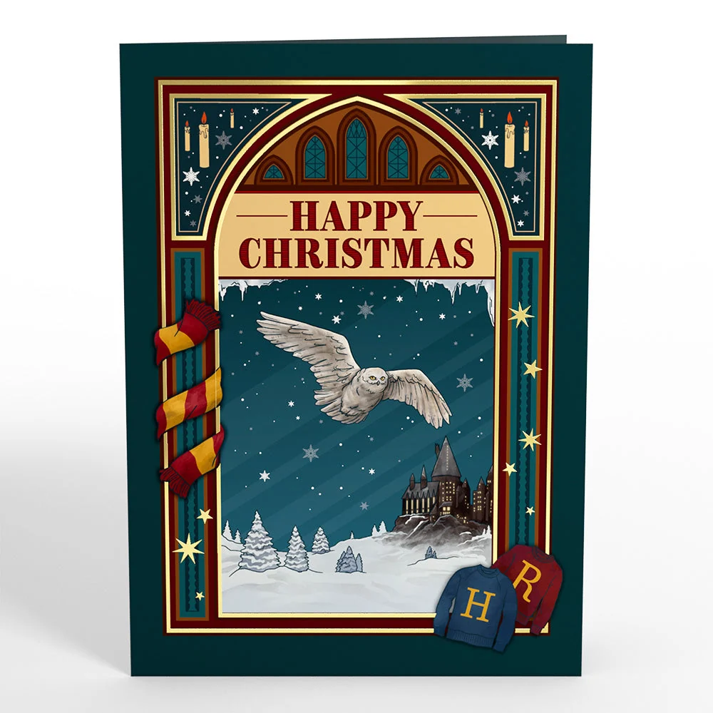 Lovepop Harry Potter Hedwig Holiday Magic Pop-Up Card - Image 6