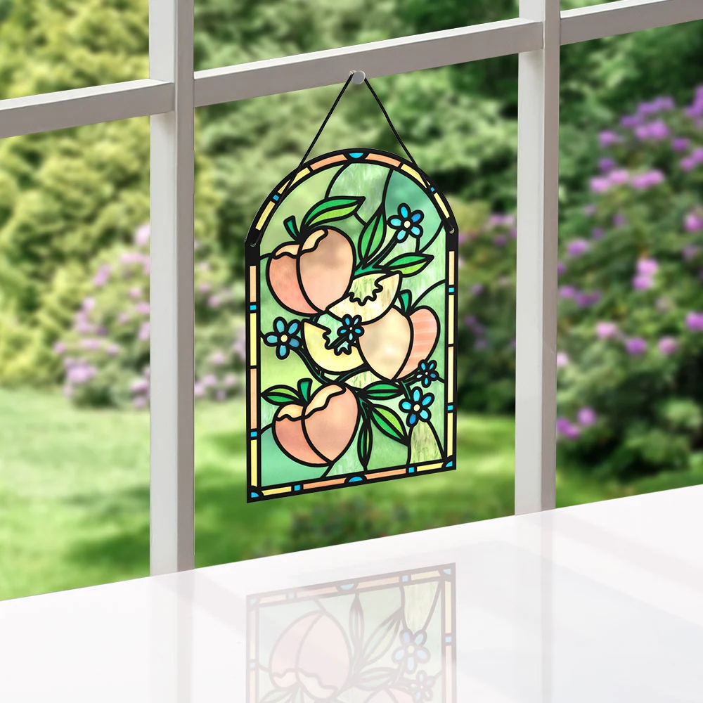Lovepop Peachy Birthday Peaches Suncatcher Card