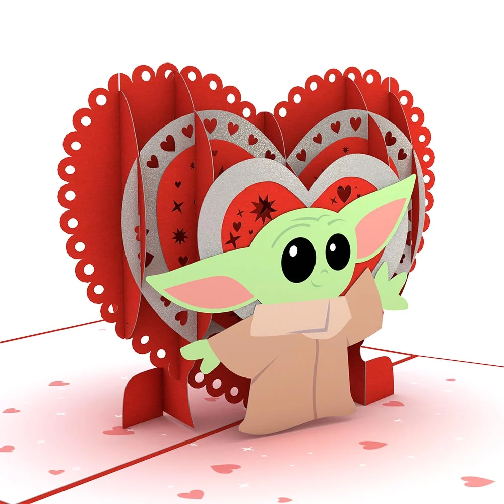 Lovepop Star Wars The Mandalorian The Child: Valentine's Way Pop-Up Card - Image 2