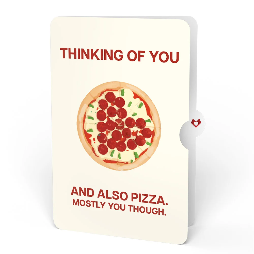 Lovepop Pizza Love Thinking of You Pop-Up Card and Sentiment Set - Image 4