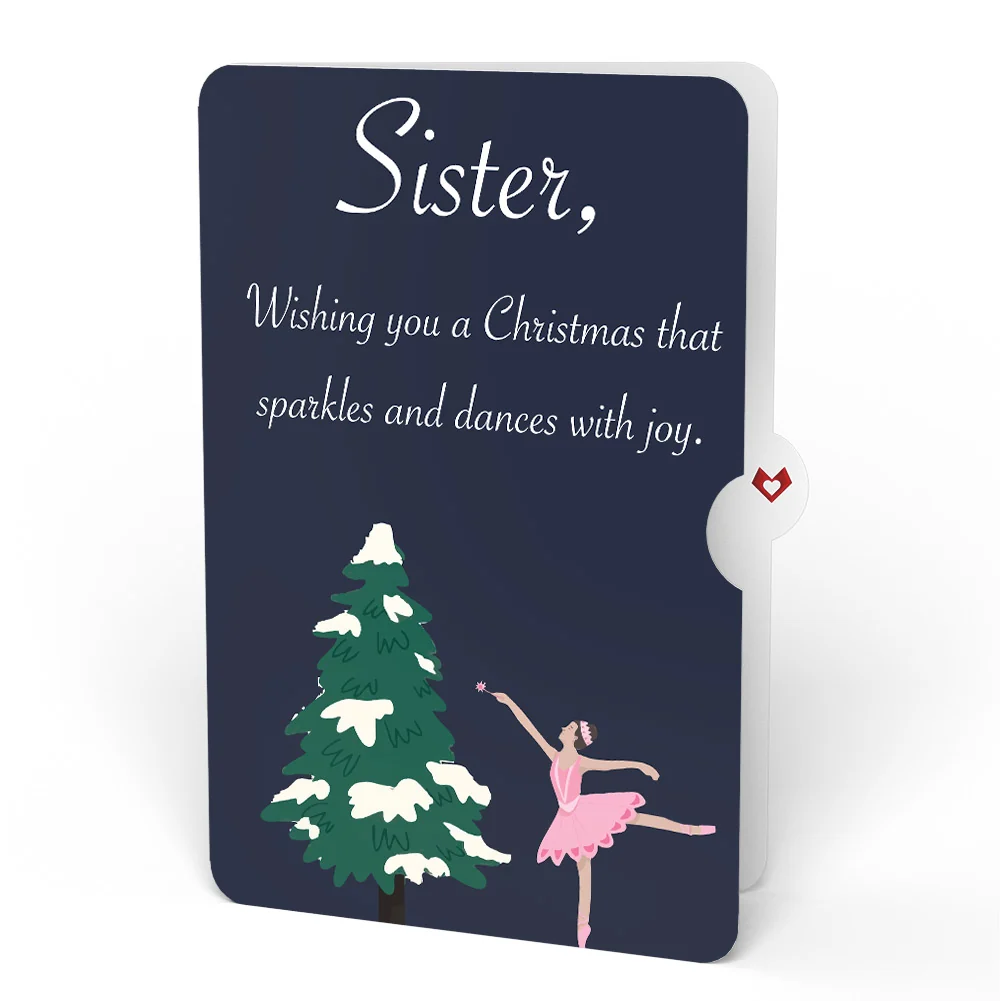 Lovepop The Nutcracker Christmas Magic Music and Lights Pop-Up Card and Sentiment Set for Sister Candle - Image 4
