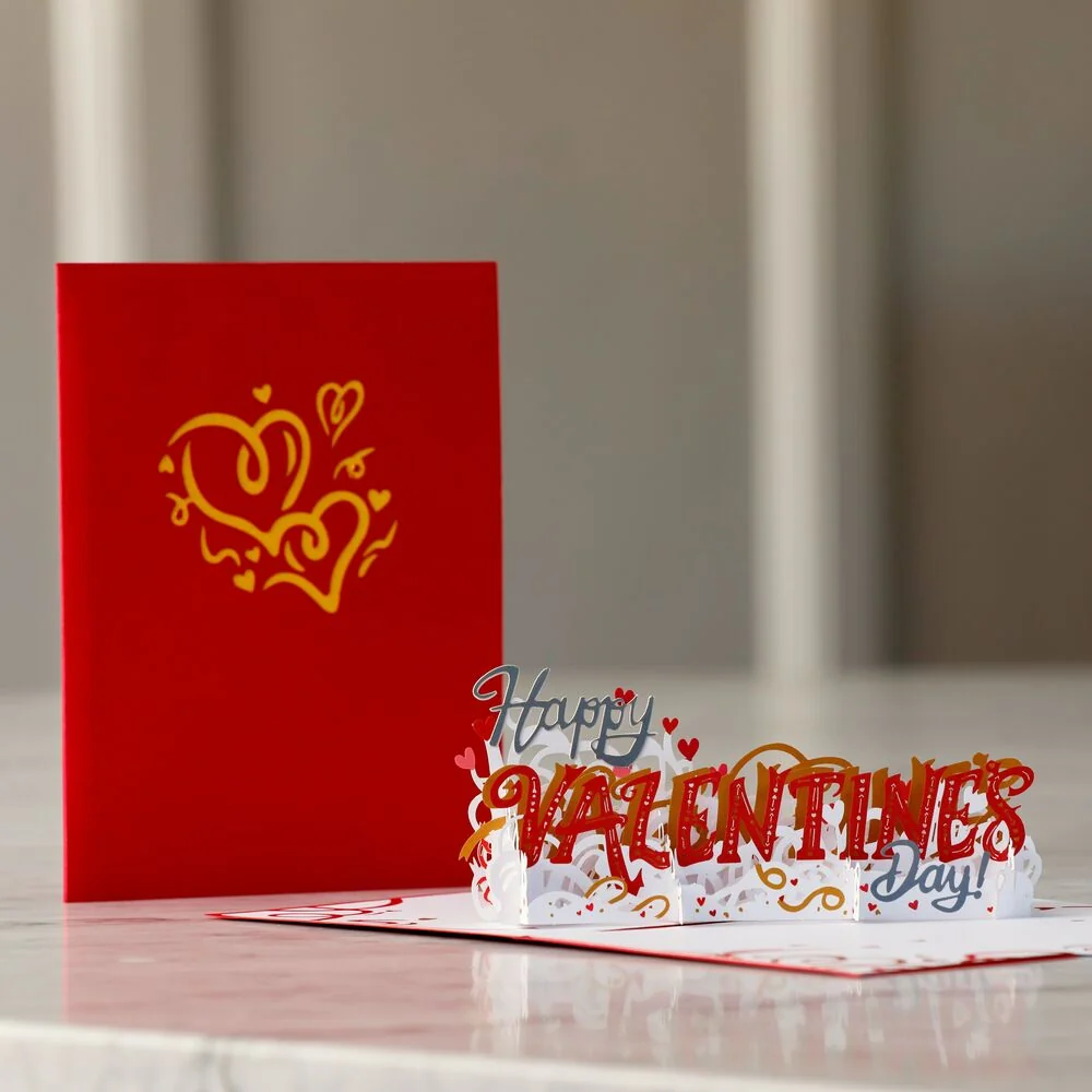 Lovepop Happy Valentine’s Day Pop-Up Card Coffee - Image 7