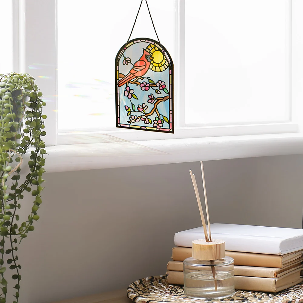 Lovepop Sending Sunshine Cardinal Suncatcher Card & Pop-Up Bouquet Bundle - Image 3