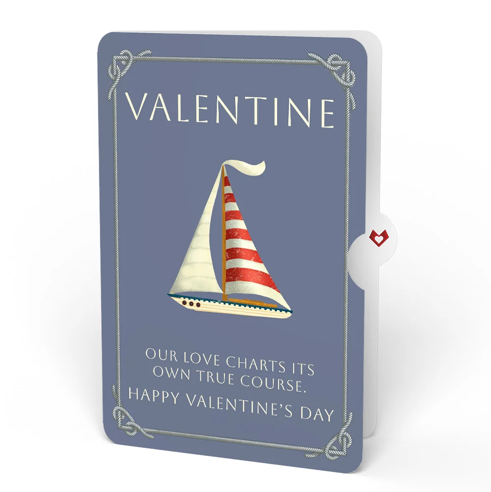 Lovepop 'Ahoy There' Valentine Plushpop Card and True Course Sentiment Set - Image 4