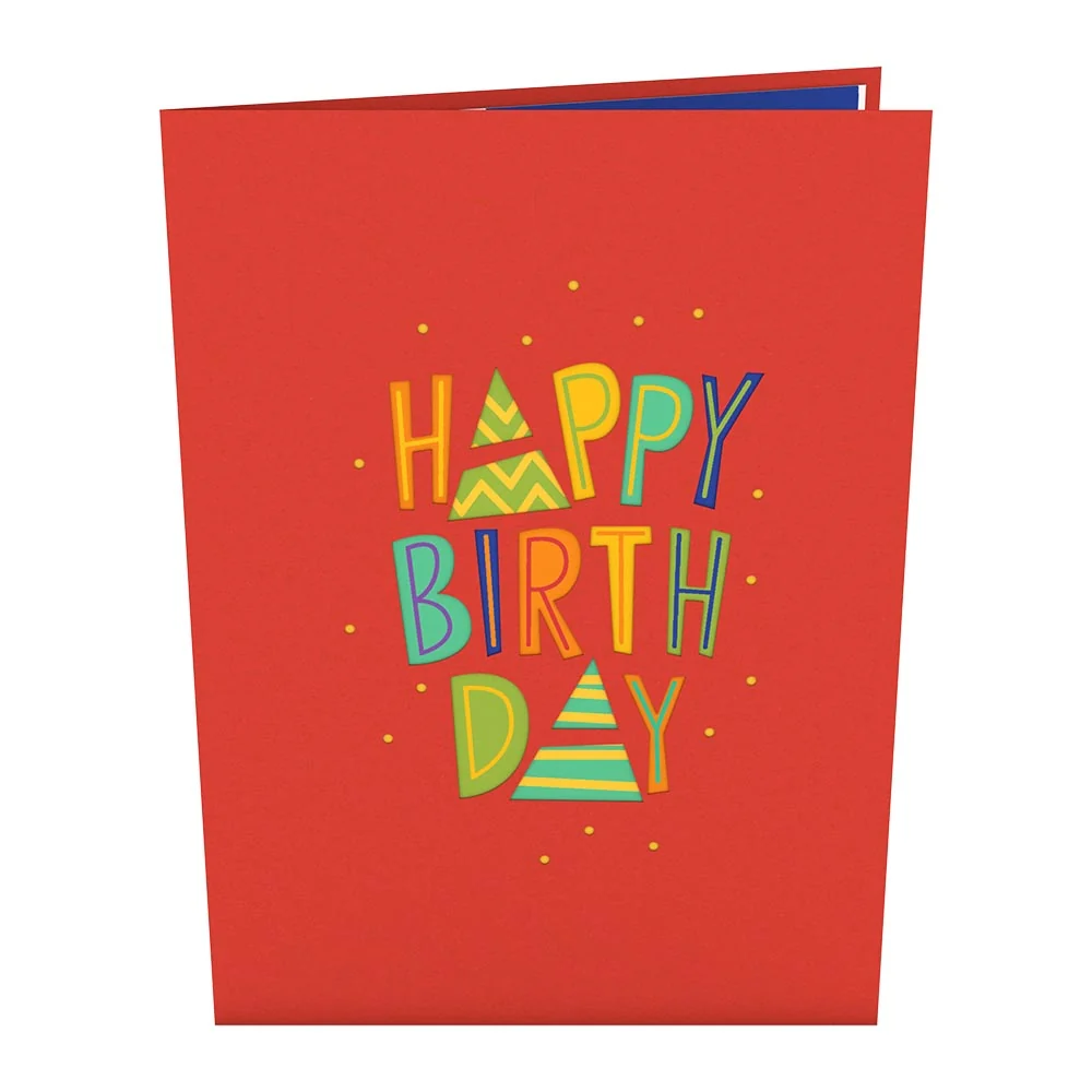 Lovepop Happy Birthday Balloons pop-up card Candle - Image 4