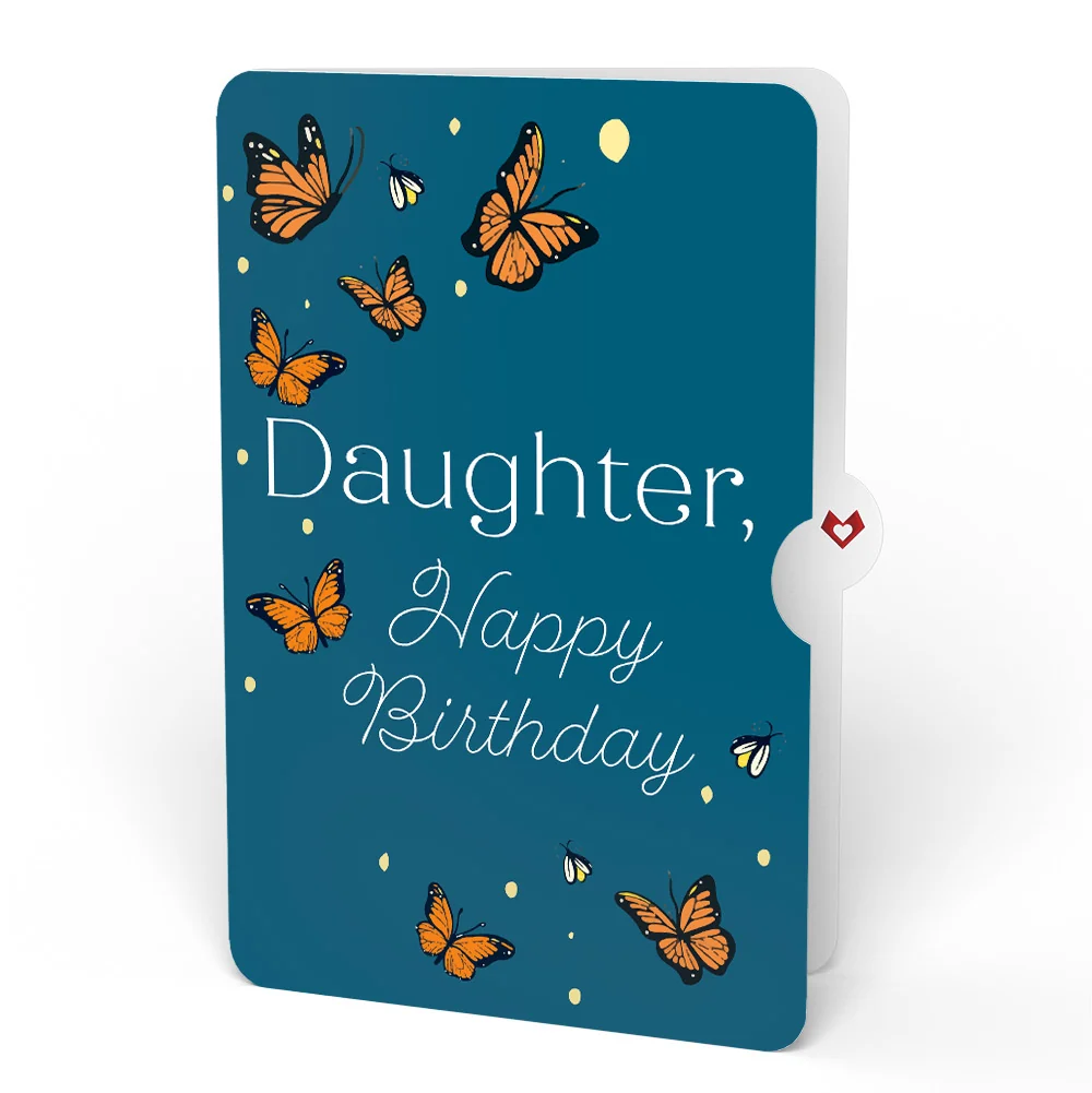 Lovepop Thinking of You Butterfly Jar Birthday Light-Up Pop-Up Card and Sentiment Set for Daughter - Image 4