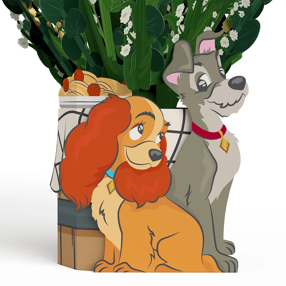 Lovepop Disney's Lady and the Tramp Flower Buds Bouquet - Image 2