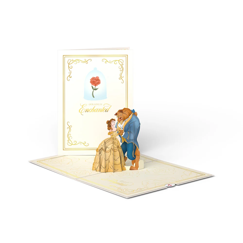 Lovepop Disney's Beauty and The Beast Enchanted Love Pop-Up Card - Image 9