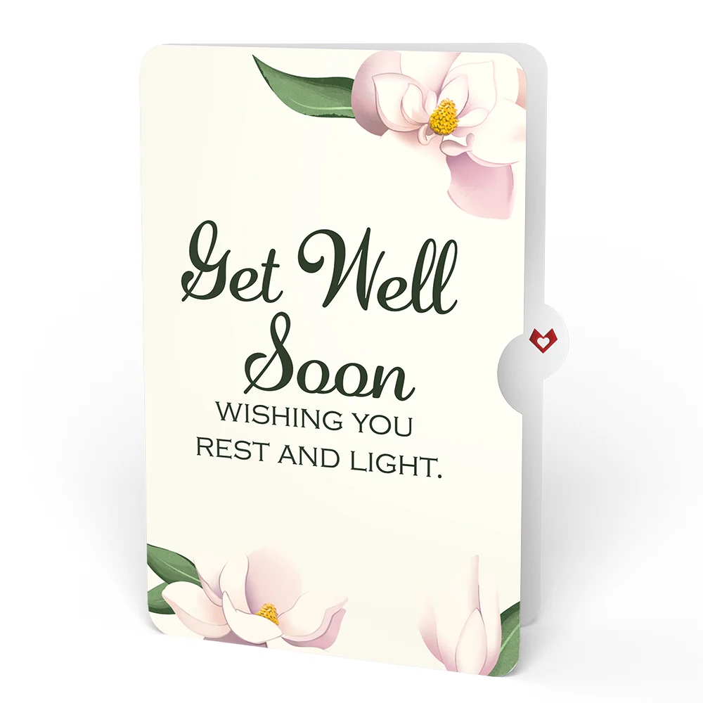 Lovepop Pink Magnolia Tree Get Well Soon Pop-Up Card and Sentiment Set - Image 4