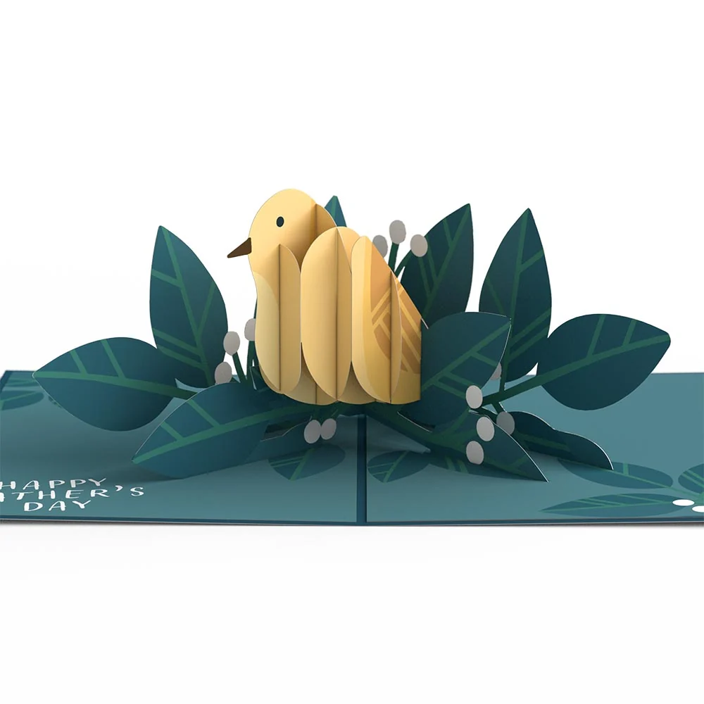 Lovepop Happy Father's Day Birds Pop-Up Card - Image 2