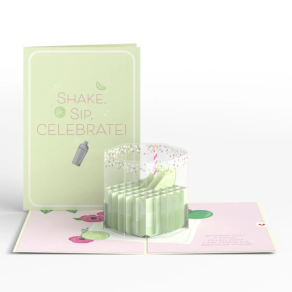 Lovepop Birthday Margarita Pop-Up Card