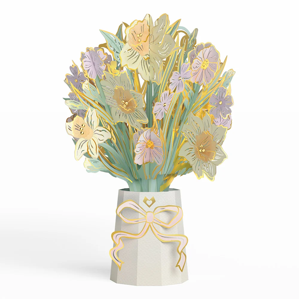 Lovepop Full Bloom Birthday Cake Pop-Up Card & Luxe Bouquet Bundle - Image 5