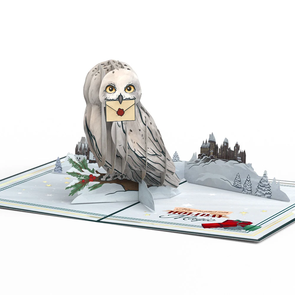 Lovepop Harry Potter Hedwig Holiday Magic Pop-Up Card - Image 5
