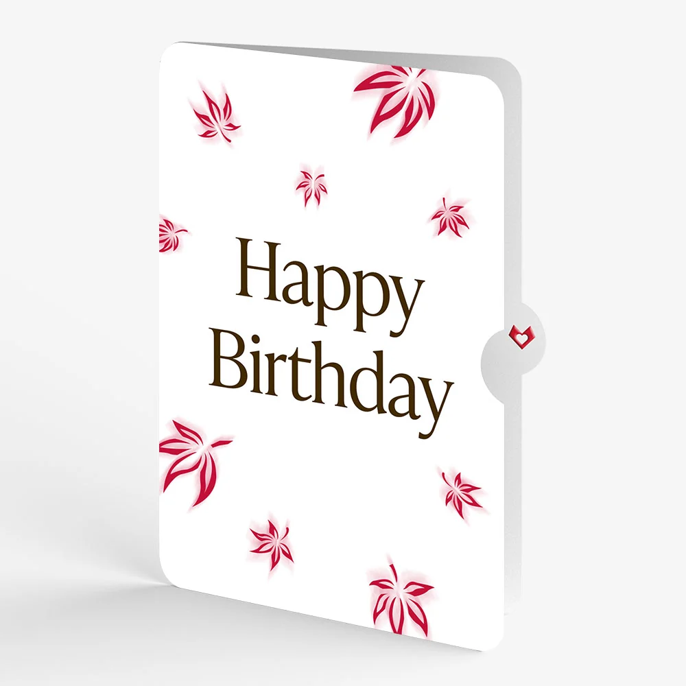 Lovepop Japanese Maple Birthday Pop-Up Card and Sentiment Set - Image 4