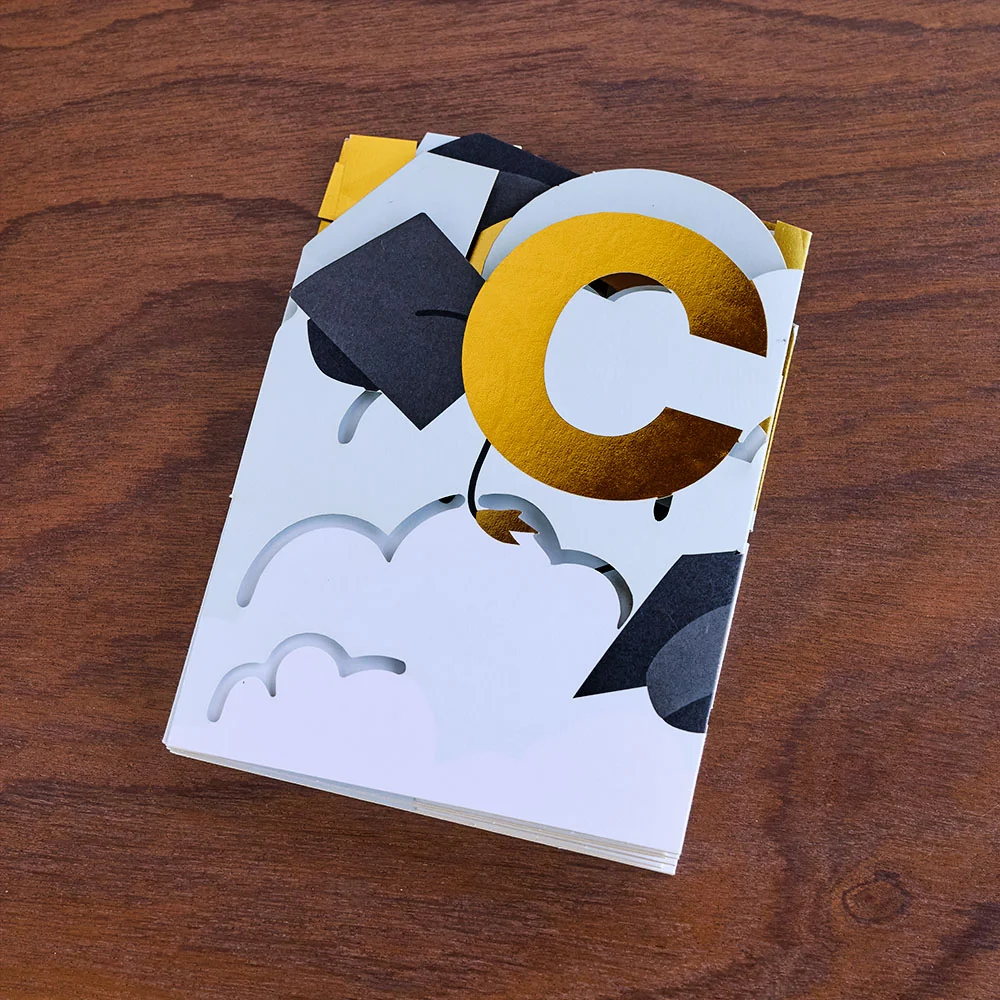 Lovepop Congrats Grad Loooooong Card (Expands to 2 feet) - Image 2