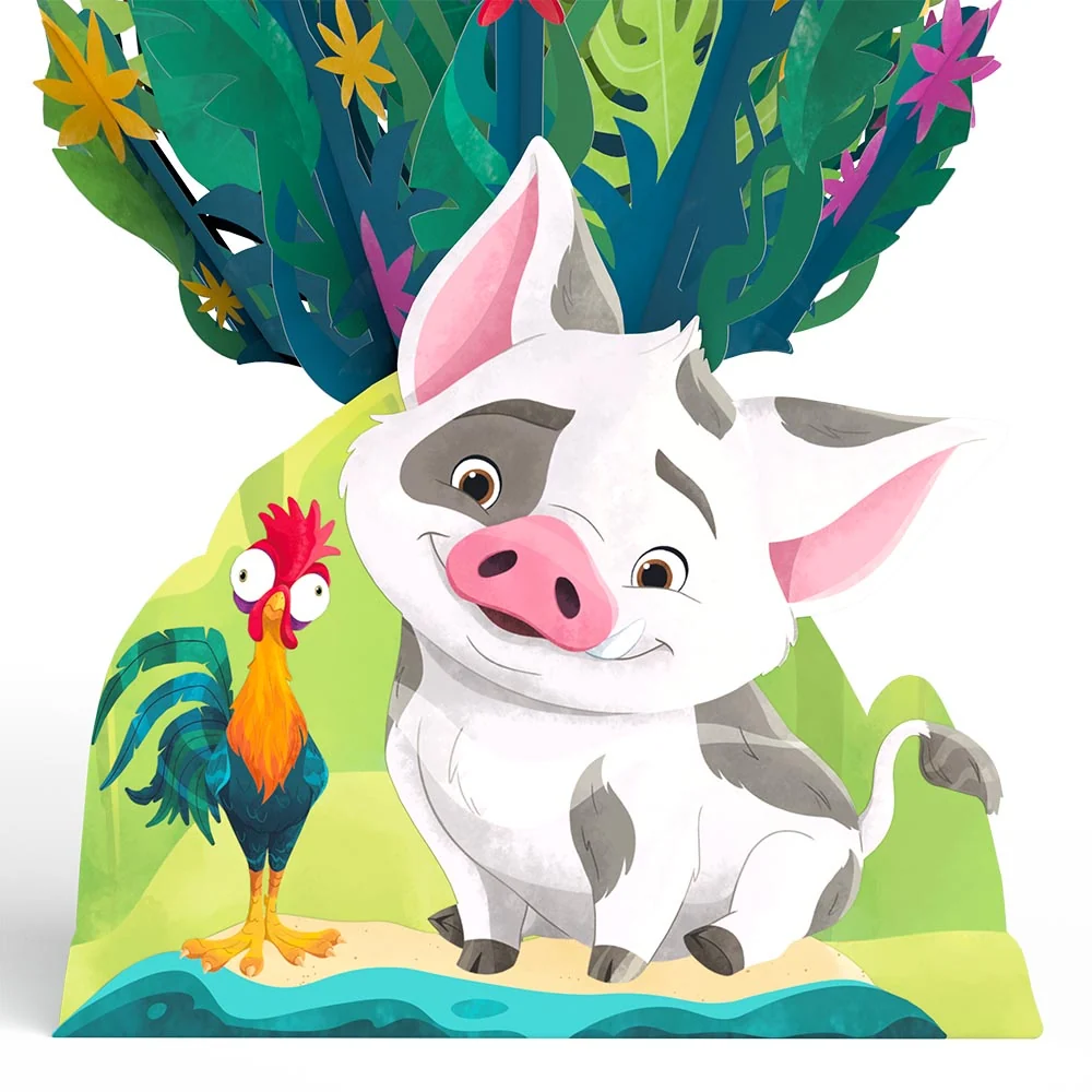Lovepop Disney’s Moana 2 Epic Birthday Pop-Up Card & Flower Buds Bouquet Bundle - Image 4