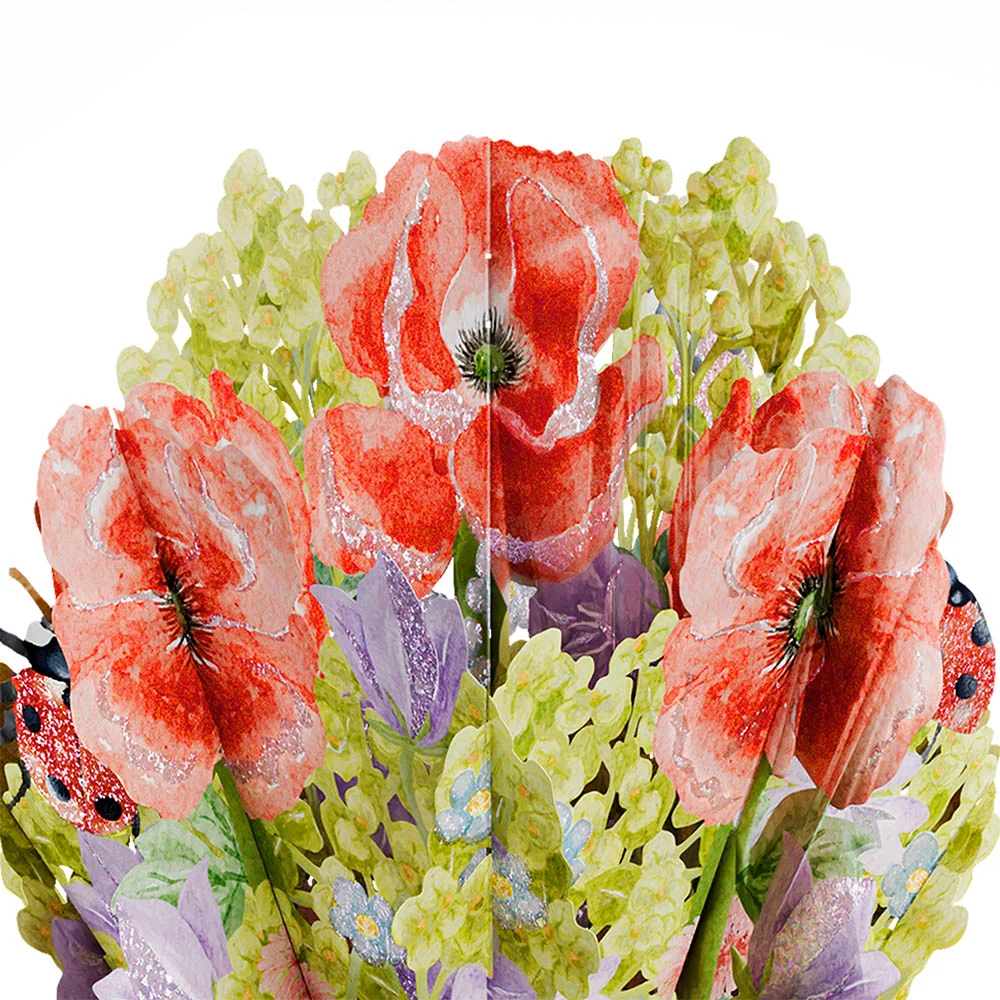 Lovepop Lovely Ladybug Glitter Bouquet - Image 2