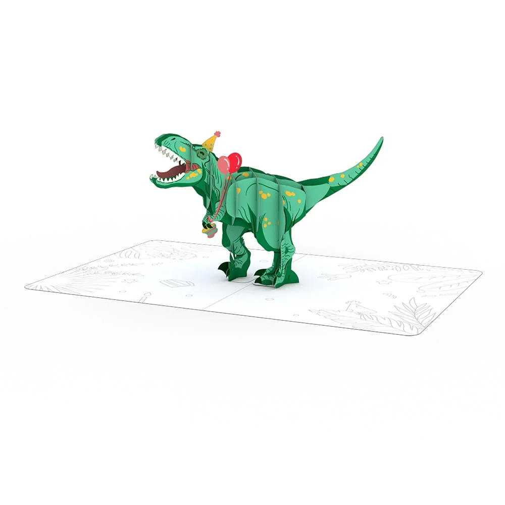 Lovepop Playpop Card: T-Rex Birthday - Image 6
