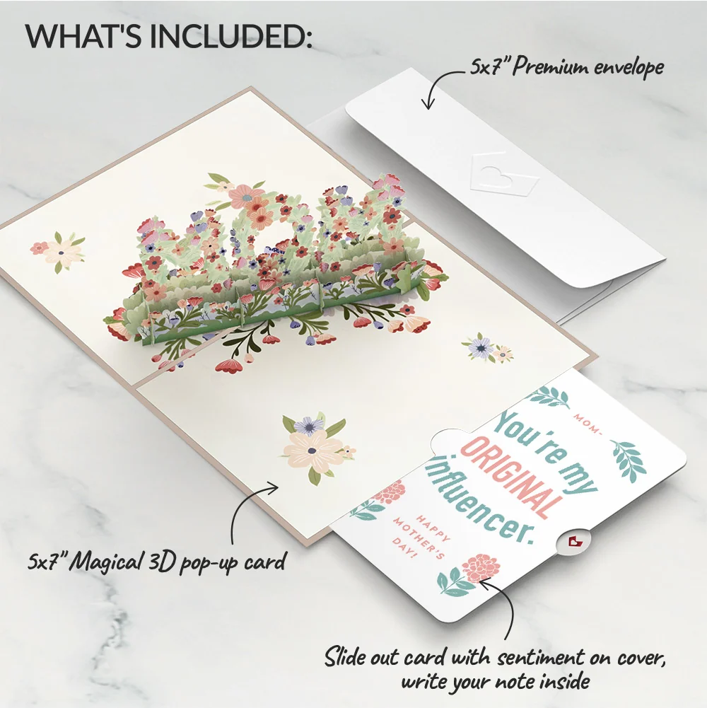 Lovepop Floral Mom Mother’s Day Pop-Up Card and Original Bloom Tribute Sentiment Set for Mom - Image 2