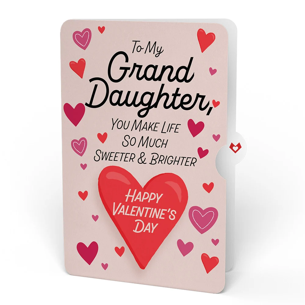 Lovepop You Light Up My Life Valentine Light-Up Pop-Up Card and Sentiment Set for Granddaughter - Image 4