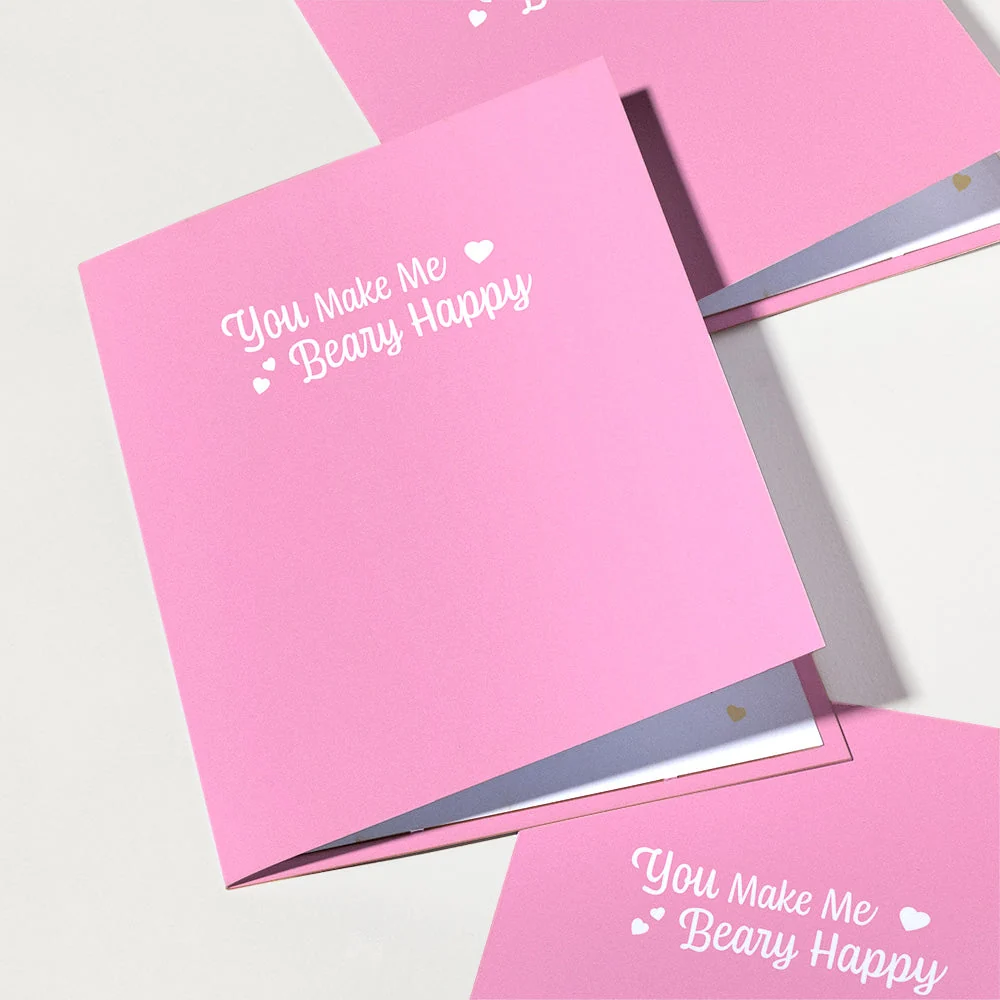 Lovepop 'You Make Me Beary Happy' Plushpop Card - Image 4