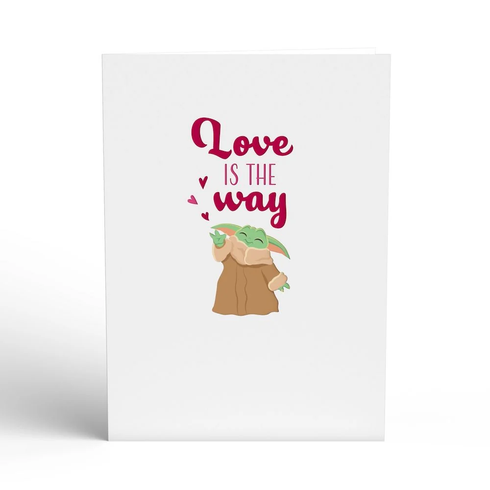 Lovepop Star Wars The Mandalorian Grogu Love is the Way Pop-Up Card - Image 5
