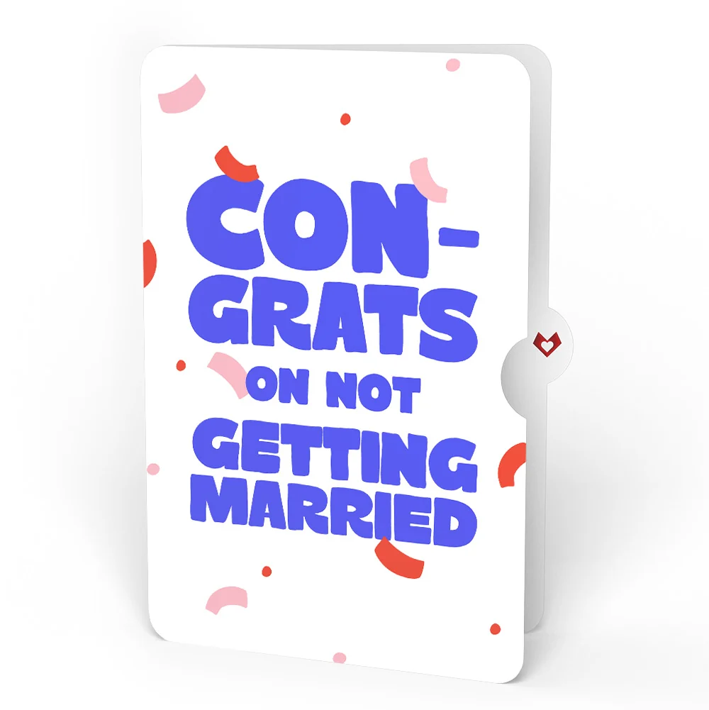 Lovepop Orchid Breakup Card with Mini Bouquet and Playful Confetti Sentiment Set Pot - Image 4