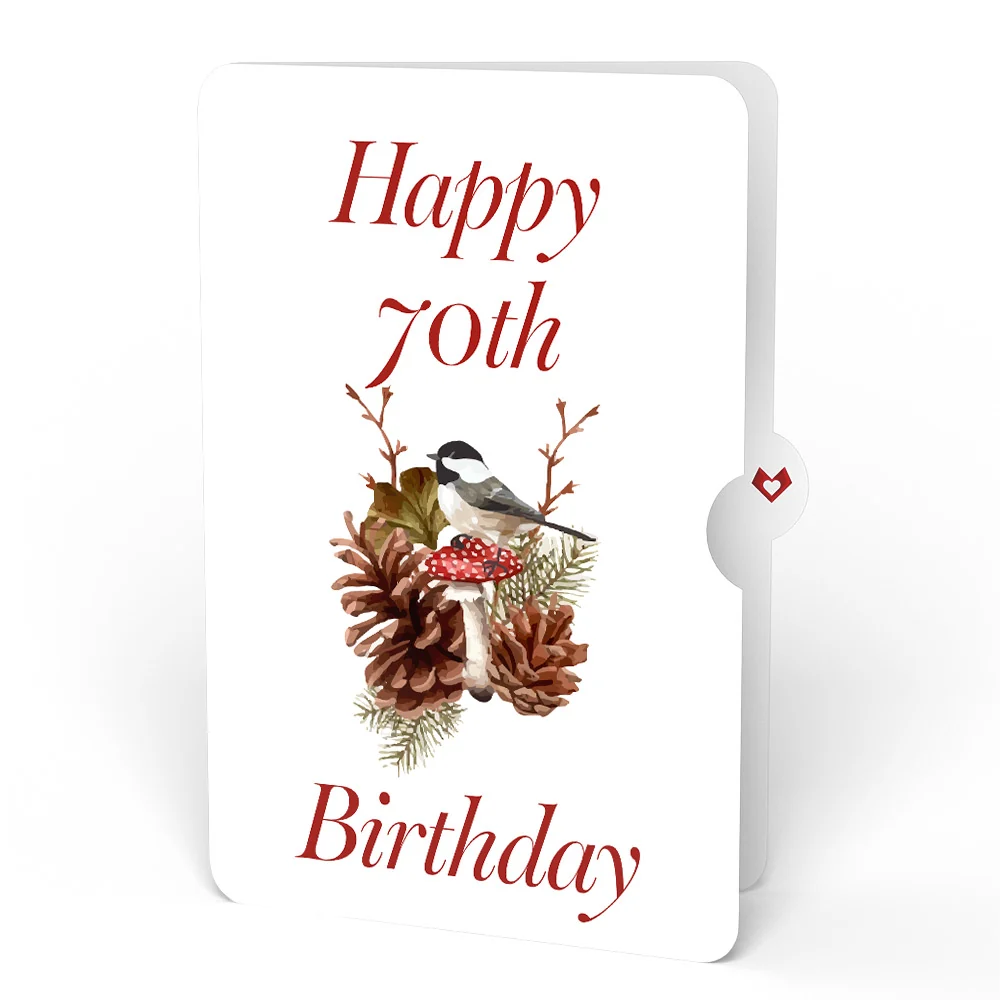 Lovepop Fall Sunshine 70th Birthday Bouquet and Sentiment Set Vase - Image 4