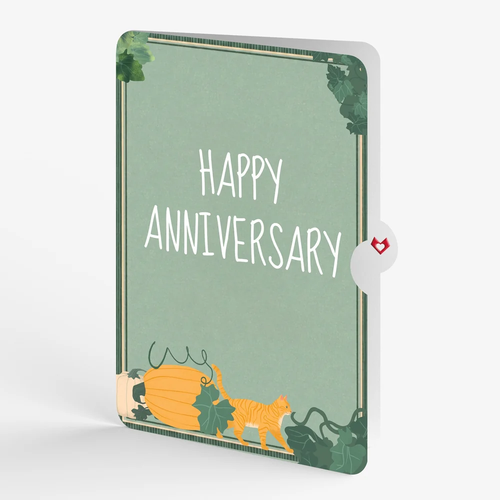 Lovepop Happy Fall Pumpkin Patch Anniversary Pop-Up Card and Sentiment Set Cream - Image 4
