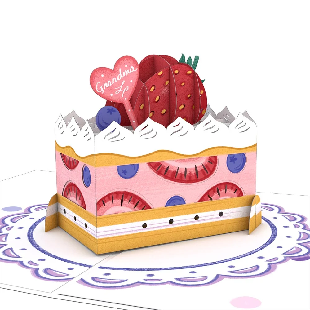 Lovepop Berry Sweet Grandma Pop-Up Card - Image 2