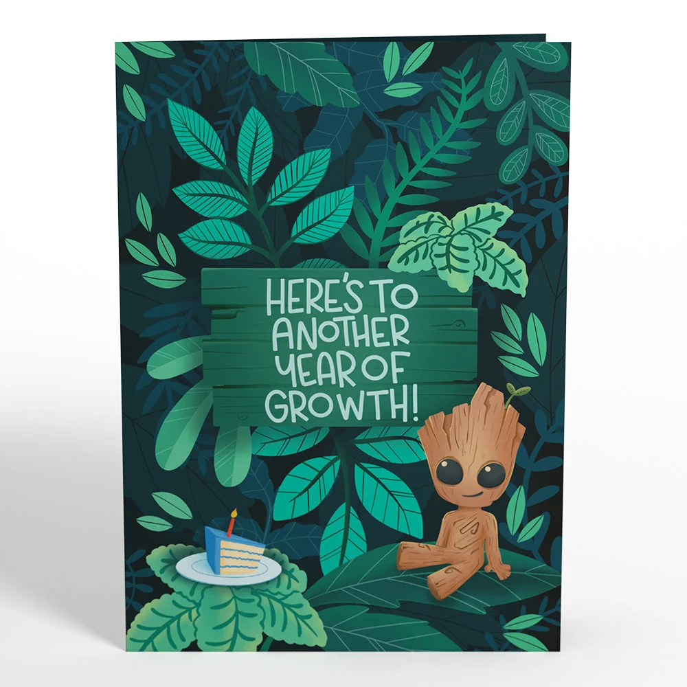 Lovepop Marvel's Guardians of the Galaxy Groot Year of Growth Birthday Pop-Up Card - Image 5